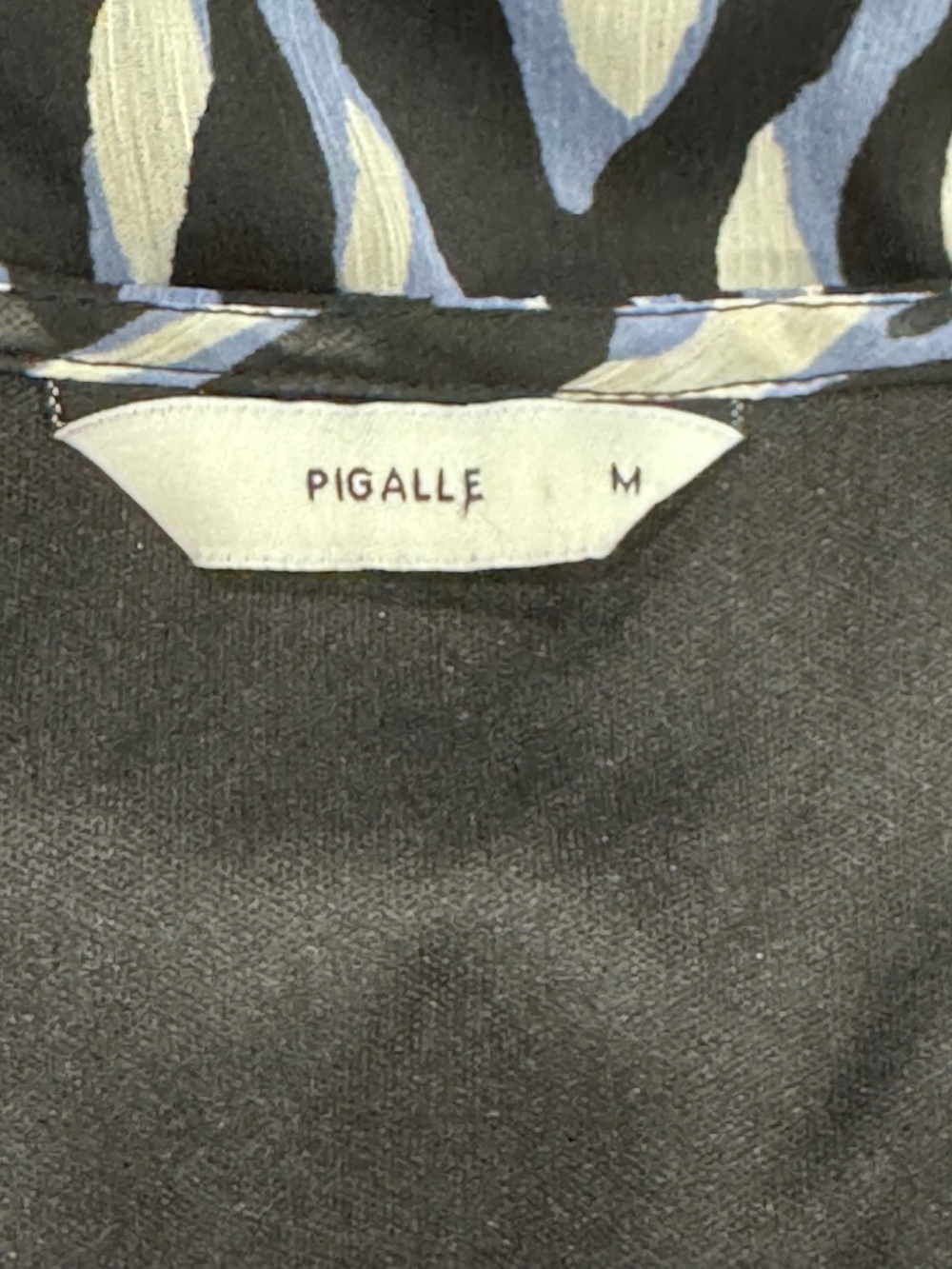 PIGALLE  Zebra Animal Print Tiered Chiffon  Mini Dress Flutter Sleeve Medium M - Picture 8 of 8